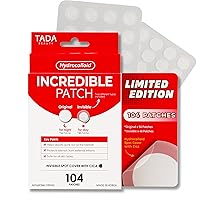 Vista 1 de 104 parches de manchas increíbles, parches hidrocoloides para cara, tratamiento de manchas (parche increíble con cica)