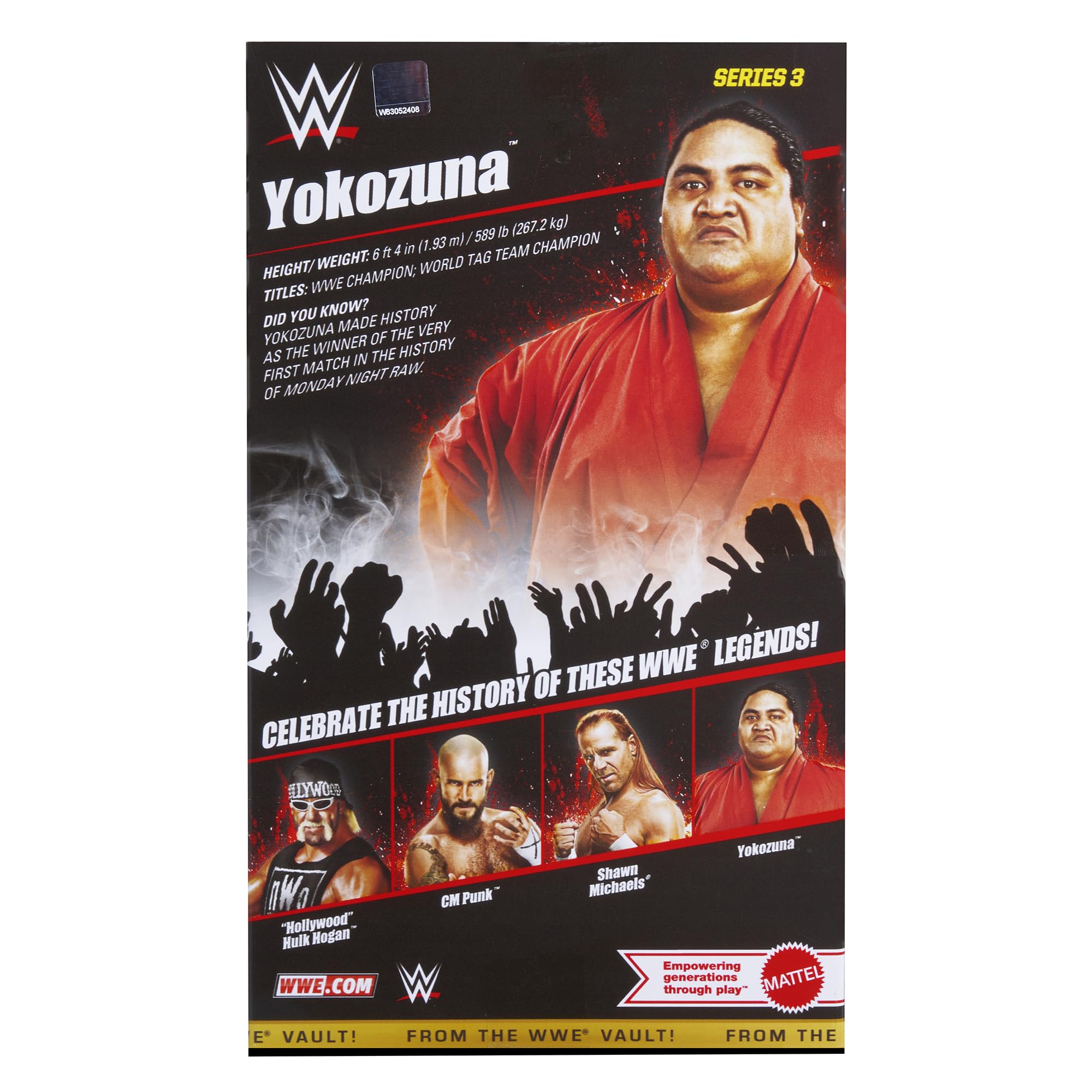 WWE Yokozuna (Black Tights) from The Vault Ringside Exclusive Series 3