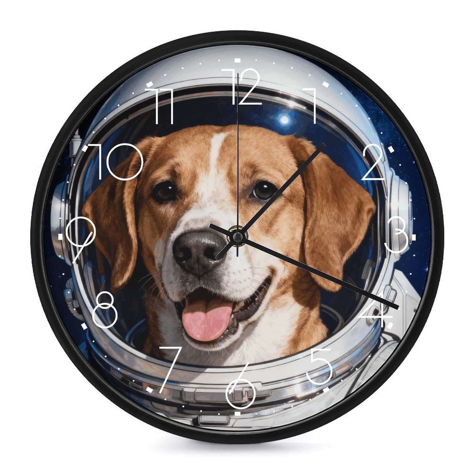 Horloge murale silencieuse colorée 25 cm pour cuisine et salon