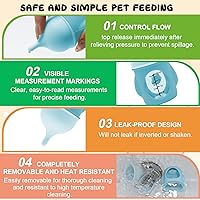 Vista 5 de Biberón de alimentación para mascotas, biberones de alimentación de animales, botellas para lactancia, perros y gatos, botella de alimentación
