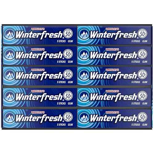 Winterfresh Wrigley's - Goma de mascar a granel, 5 palitos por paquete (paquete de 40)