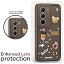 Pikkme Back Cover for Realme Narzo 80x 5G / Realme P3x 5G / Realme 14X 5G | Cute Fun Cartoon 3D Bear Silicone Full Body Protection Bumper Case (Brown) gallery image