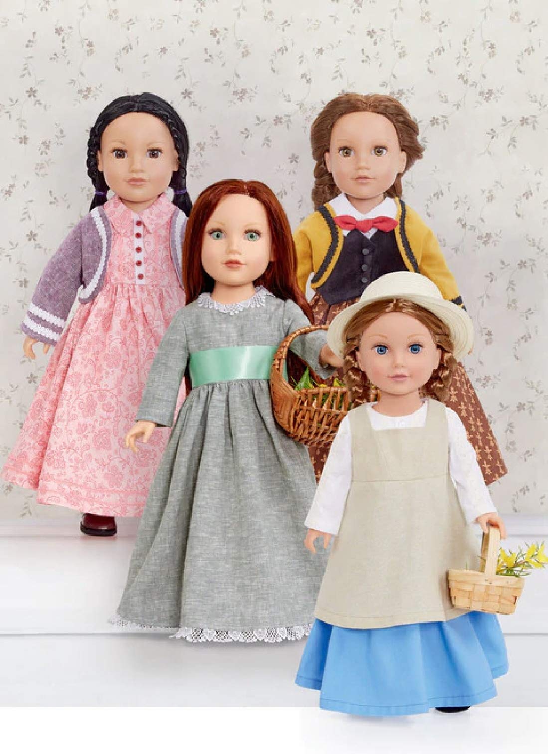 Kwik Sew K 4324 18" inch Historical Doll Clothes ~ Sewing Pattern