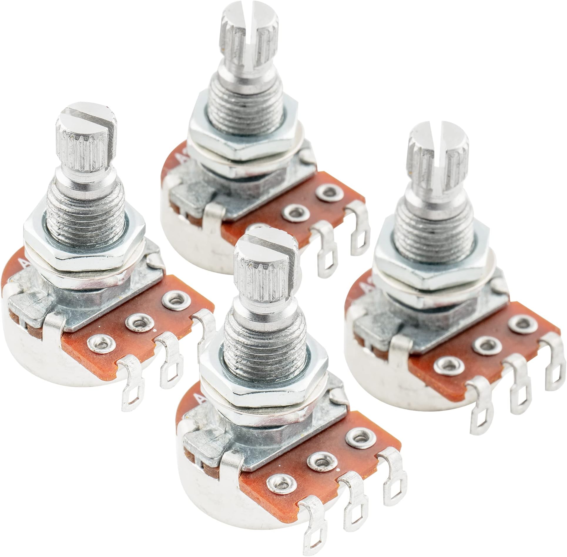 Alpha Mini A250K Metric Potentiometers Split Shaft Audio