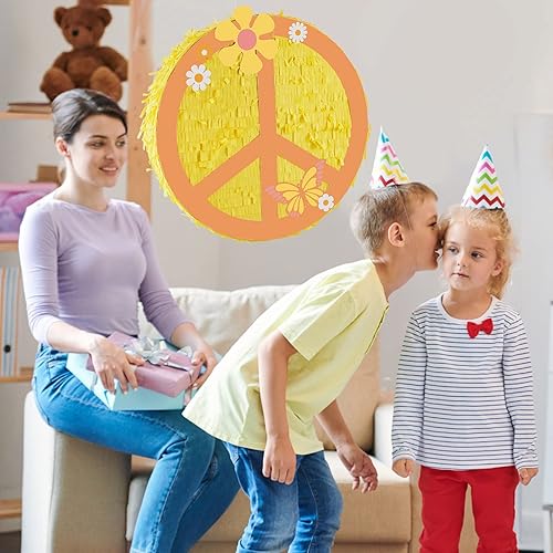 Vista 63 de Lewtemi Decoraciones de fiesta de piñatas con barra para ojos vendados y confeti para decoración de fiesta, centro de mesa, accesorio de fotos