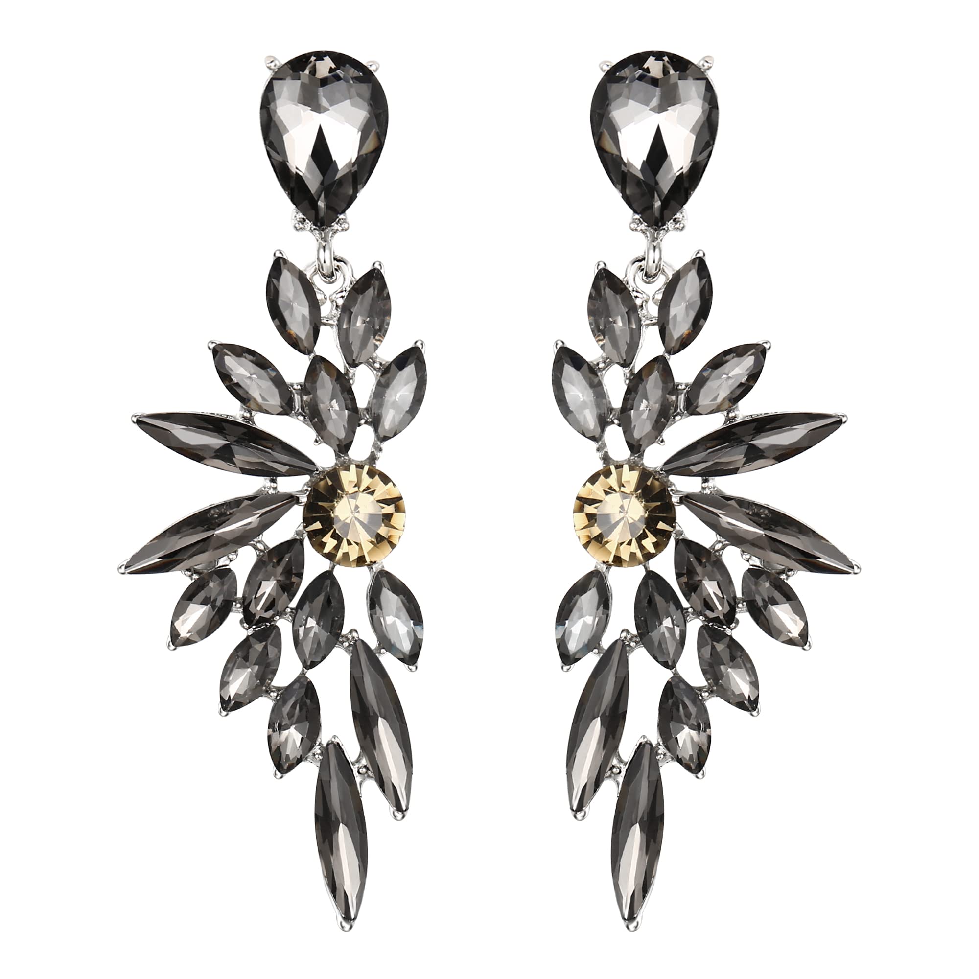 Chique Oorbellen met Glaskristal en Peridoot | Jewels with Flair