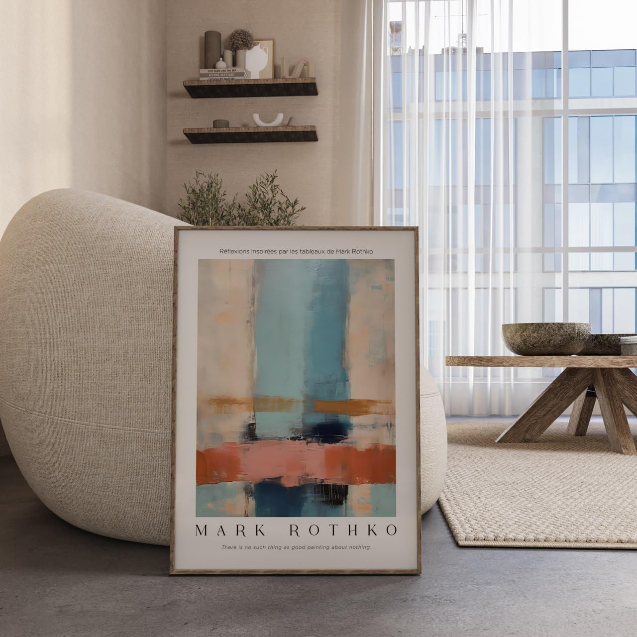 ARTINSPIRIO Mark Rothko - Stampa artistica (solo poster, 70 x 100 cm)