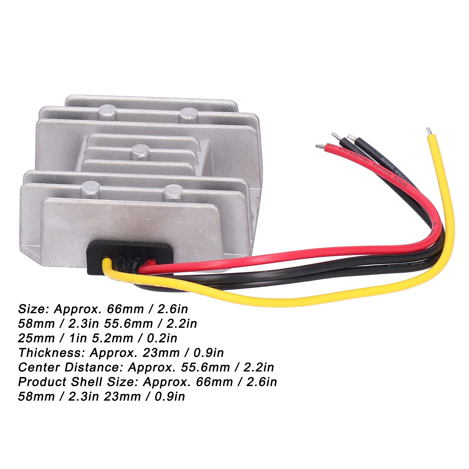 Respicefinem Dc Transmer 10×8×3 Dc Voltage Converter 12V to 24V 3A Car Power Supply 72W DIY Boost Transformer Tbs1224B72Z