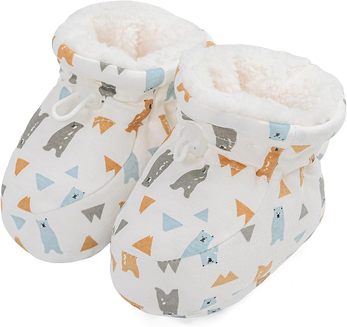 ESTAMICO Unisex Newborn Fleece Booties