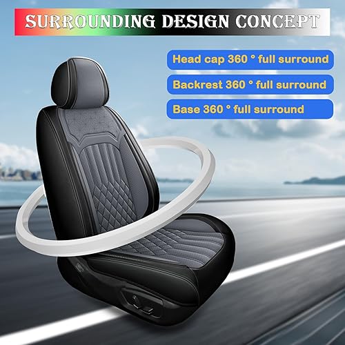 Miniatura 5 de Funda de asiento de automóvil para Kia K5 2021-2025, fundas de asiento suaves impermeables con compatible con bolsa de aire, accesorios interiores