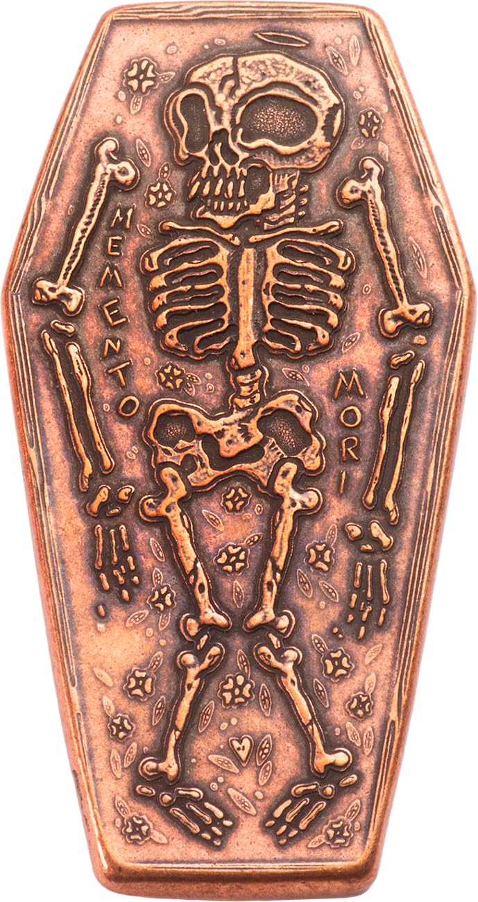 Coffin Memento Mori Memento Vivere Copper