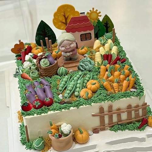 Miniatura 4 de Moldes de silicona para frutas y verduras, rábano, tomate, berenjena, col, fondant, para decoración de pasteles, decoración de cupcakes, chocolate,