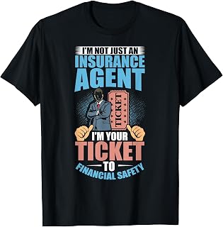 Insurance Broker Insurance Sales Financial Insurance Agent T-Shirt