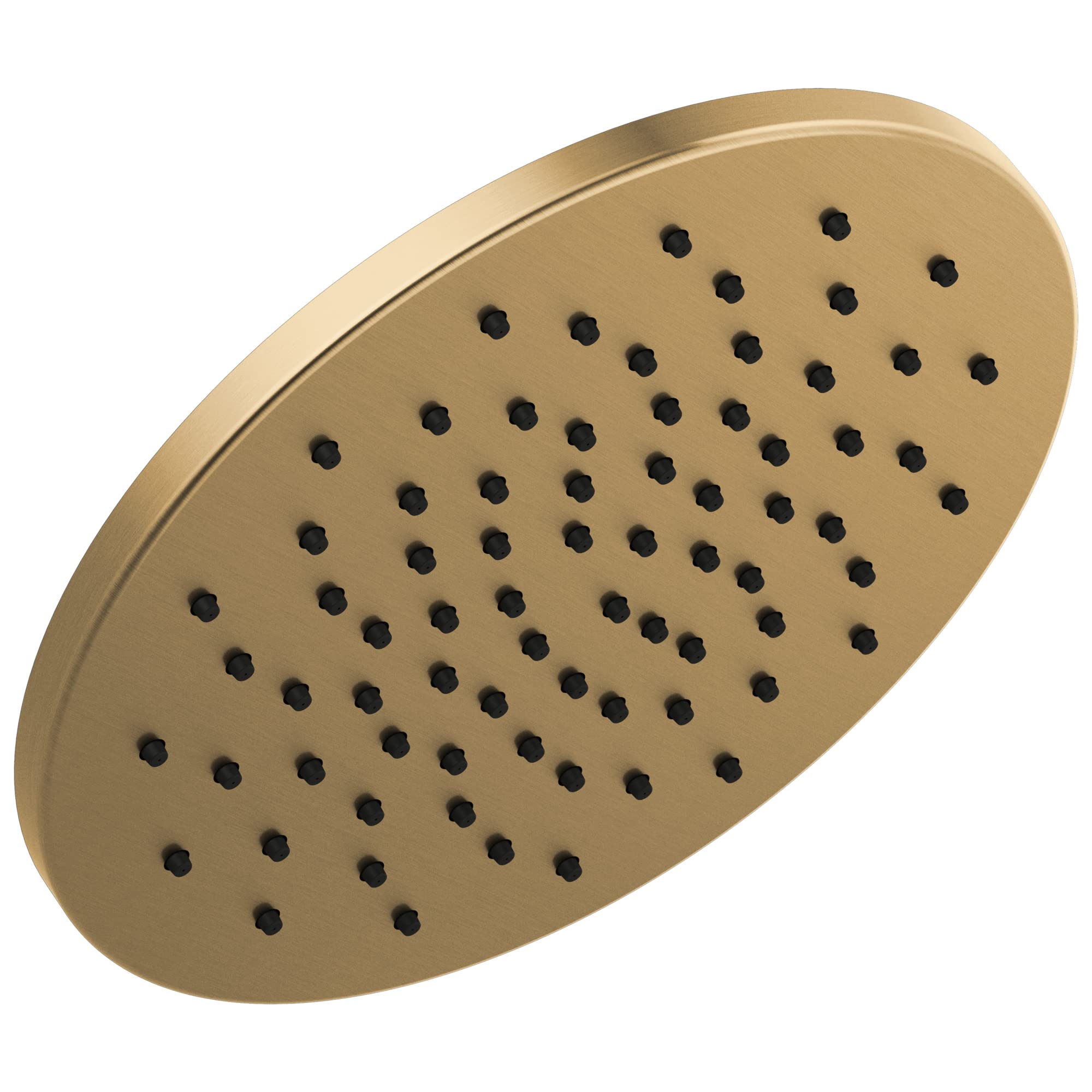 Delta Brushed Gold Round Rain Shower Head, 12 Inch Metal Large