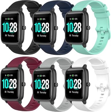 Amazon.com: 6-Pack Replacement Bands Compatible with LETSCOM ID205L ID205S  ID215G ID205U ID216 Smart Watch Band, Adjustable Quick Release Soft  Silicone Straps for Women\u0026Men (Multicolor6-Pack) : Electronics