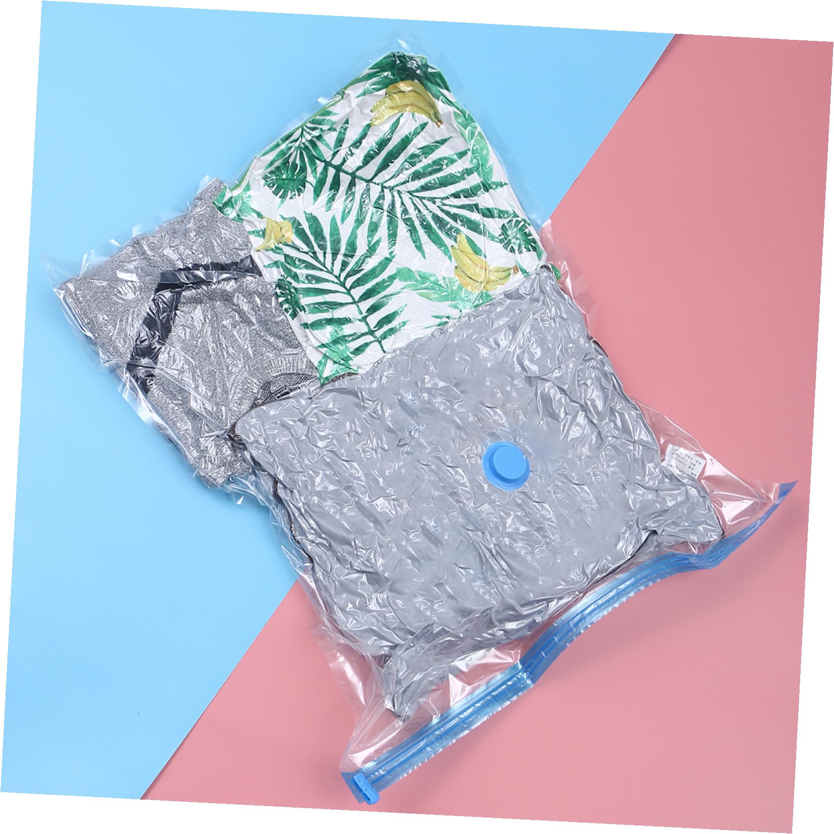 PRETYZOOM 10pezzi Sacchetti Sottovuoto Compressione Per Abbigliamento e Trapunte Con Pompa Inclusa Organizzatori Per e Resistente