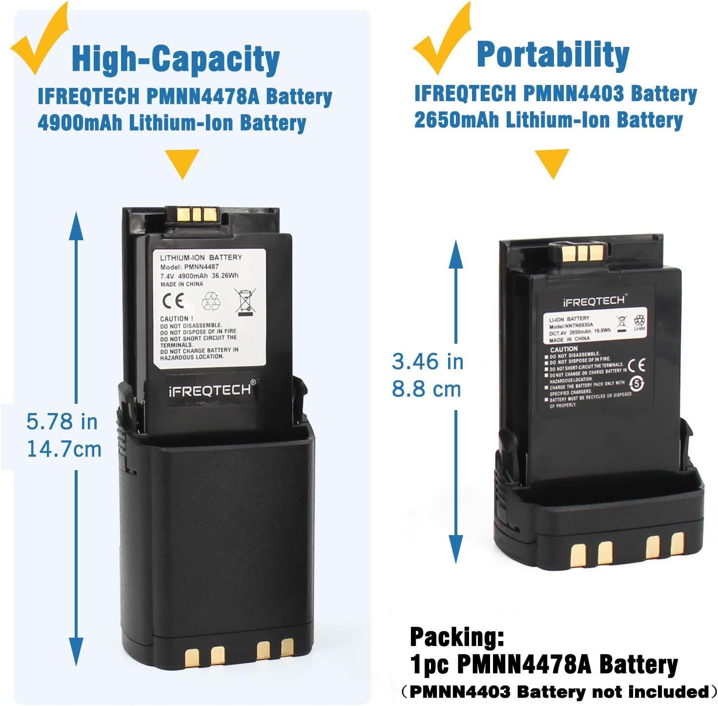 PMNN4403 Battery for Motorola APX7000 APX6000 APX8000 SRX2200N Radio Battery NNTN8930 Pmnn4486a NNTN7038A NNTN7038B 2650mAh - Image 6