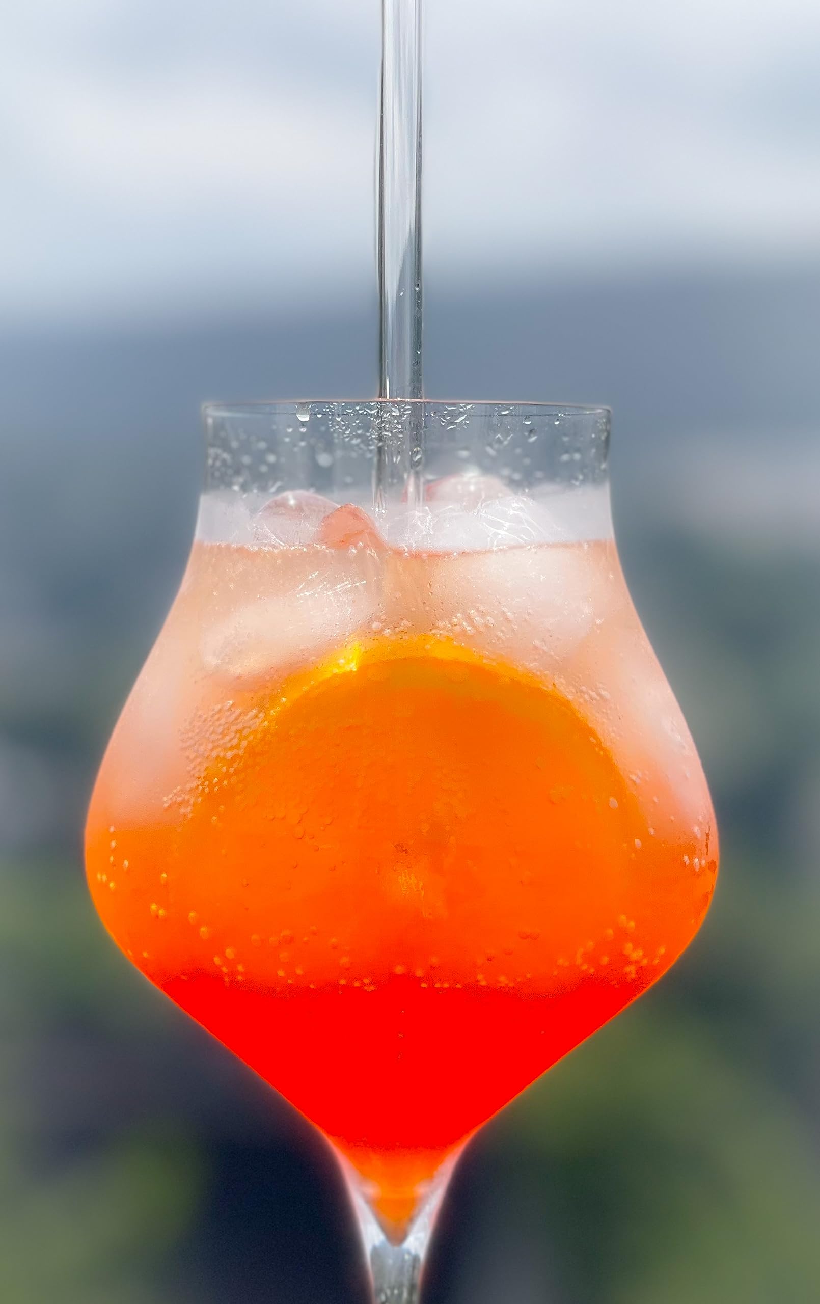Topkapi elite Aperol Spritz Set Salchendorf XL - 2 Kelch Gläser 600ml | inkl. Glasham-Set, Mundgeblasen, Handarbeit, Bleifreies Kristallglas, Ideal z.B. für Lillet Wild Berry und Spritz Cocktails