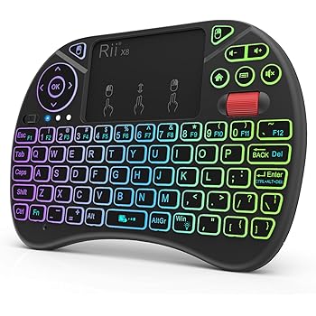 Amazon.com: Mini Keyboard,Rii X8 Portable 2.4GHz Mini Wireless Keyboard
