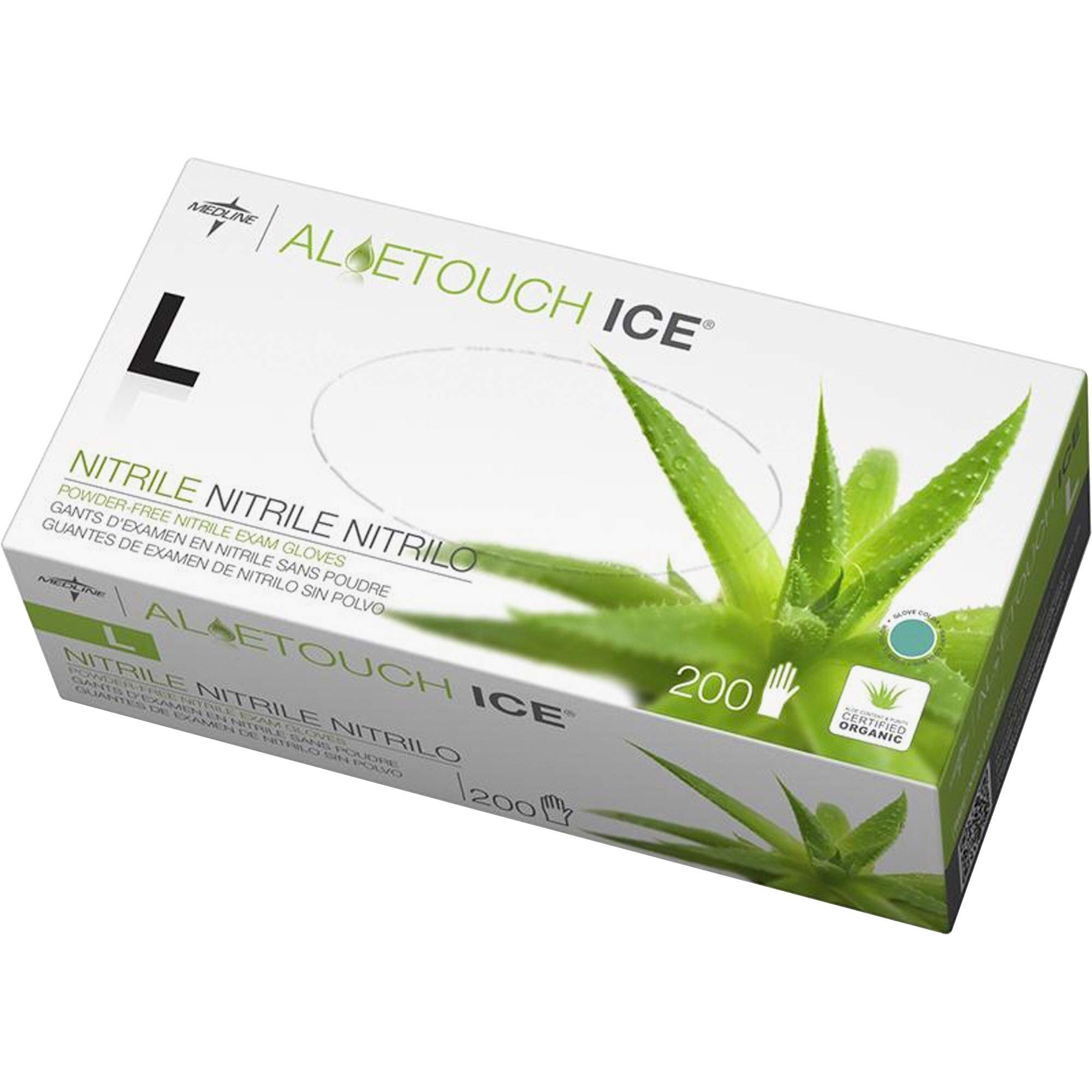 MedlineAloetouch Ice Nitrile Gloves