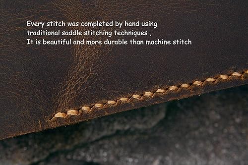 Miniatura 6 de Personalized leather cover with pen holder custom leather cover for large moleskine volant cahier journal notebook MA505NC1