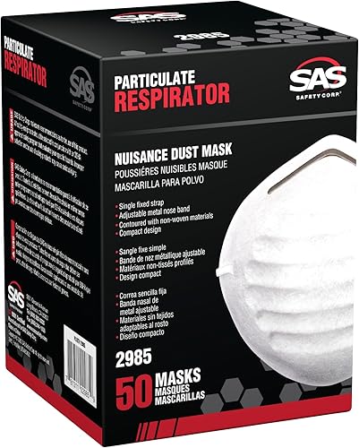 Miniatura 2 de SAS Safety 2985 Caja de 50 mascarillas antipolvo no tóxicas