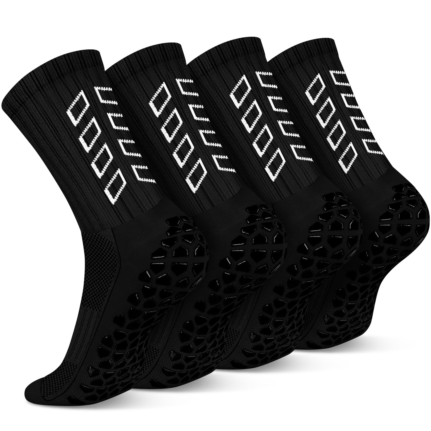 ENONEO Calze Calcio Antiscivolo Uomo 37-45 Calze Antiscivolo Calcio Anti Vesciche Addensare Cotone Calzini Sportivi Donna Traspirante Calzini Grip Calcio per Ciclismo Trekking