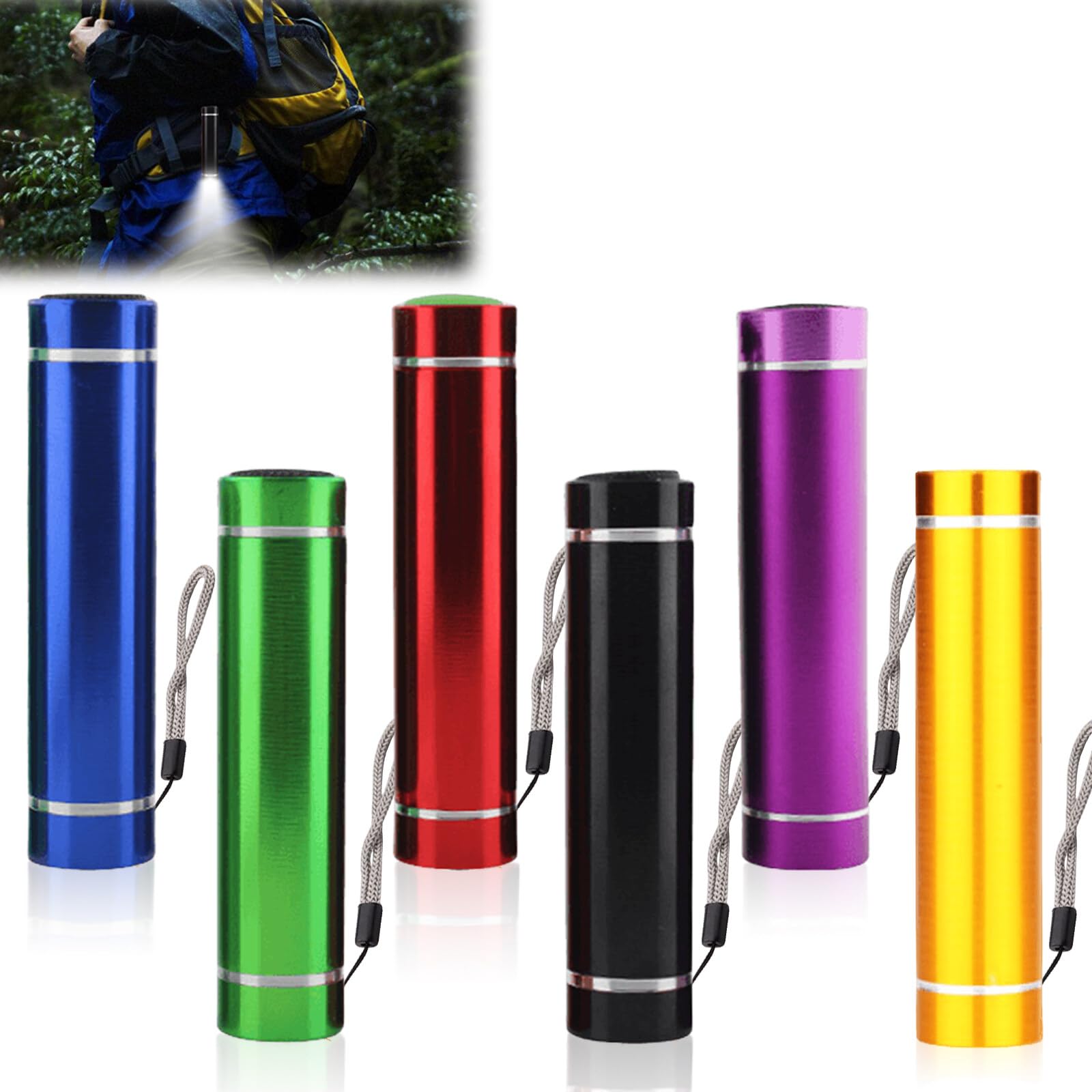 NEEMO Lampe Torche USB Rechargeable, 2 Pièces Aluminium Ultra Puissante