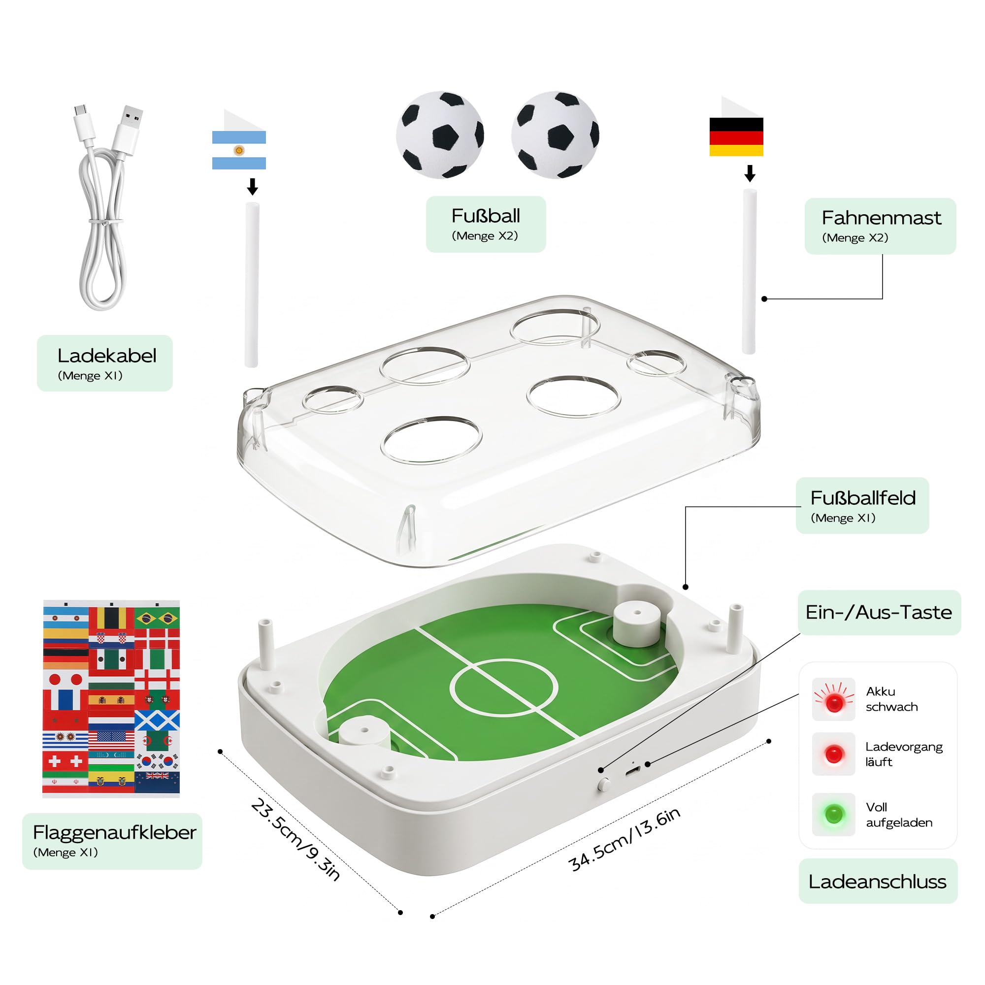 Pet Prime Interaktives Katzenspielzeug für Wohnungskatzen, automatisches bewegungsaktiviertes Jagd-Fußballspiel, USB wiederaufladbar, geistige Stimulation & Bewegung