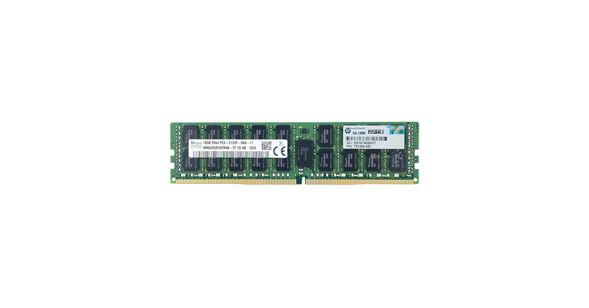 SK Hynix 16GB DDR4 2133MHz ECC 4枚　64GB SK Hynix 16GB PC4-2133P HMA42GR7MFR4N-TF Memory at Amazon.com