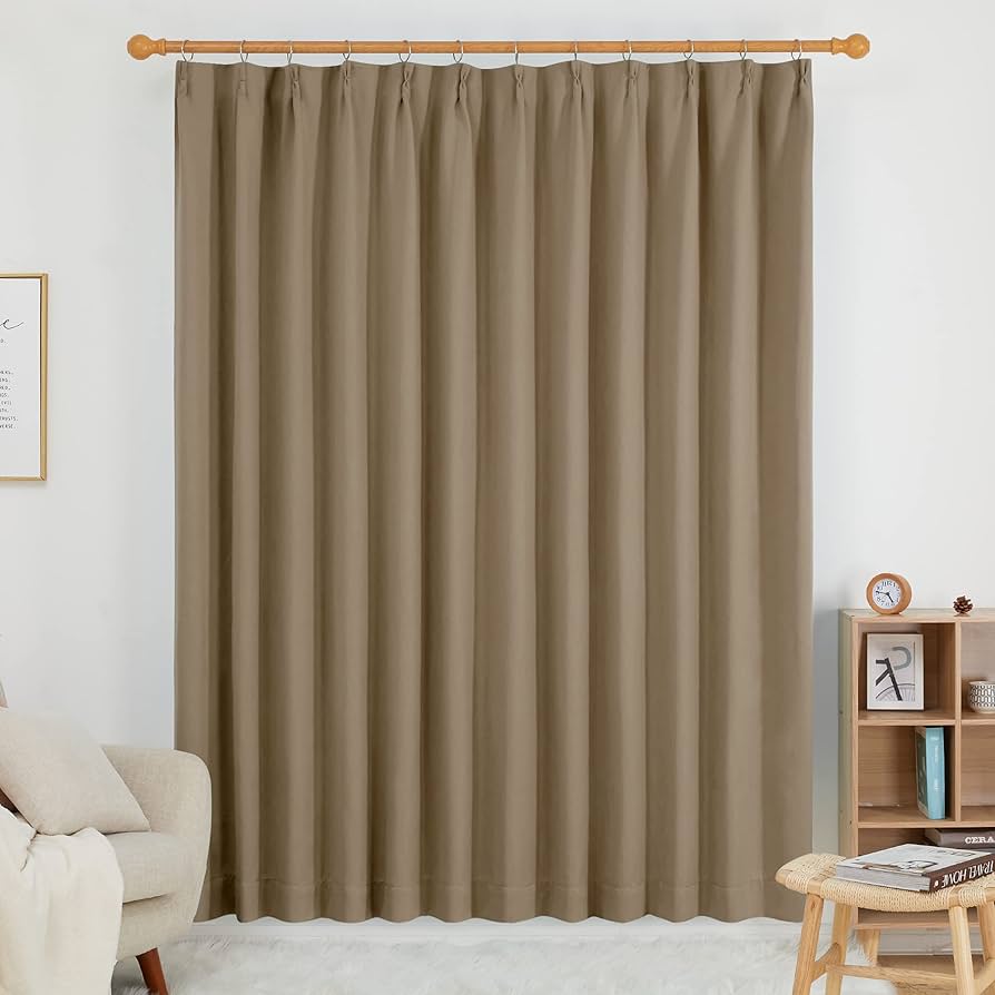 【ブラウン】Deconovo 1級遮光ドレープカーテン deconovo 1級遮光カーテン2枚入り-幅100cm – Deconovo JP