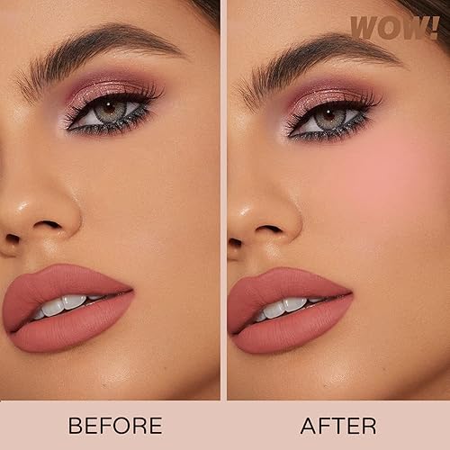 Miniatura 2 de Cilrofelr Rubor líquido crema suave maquillaje cremoso para mejillas acabado rocío pigmento construible ligero de larga duración para un aspecto