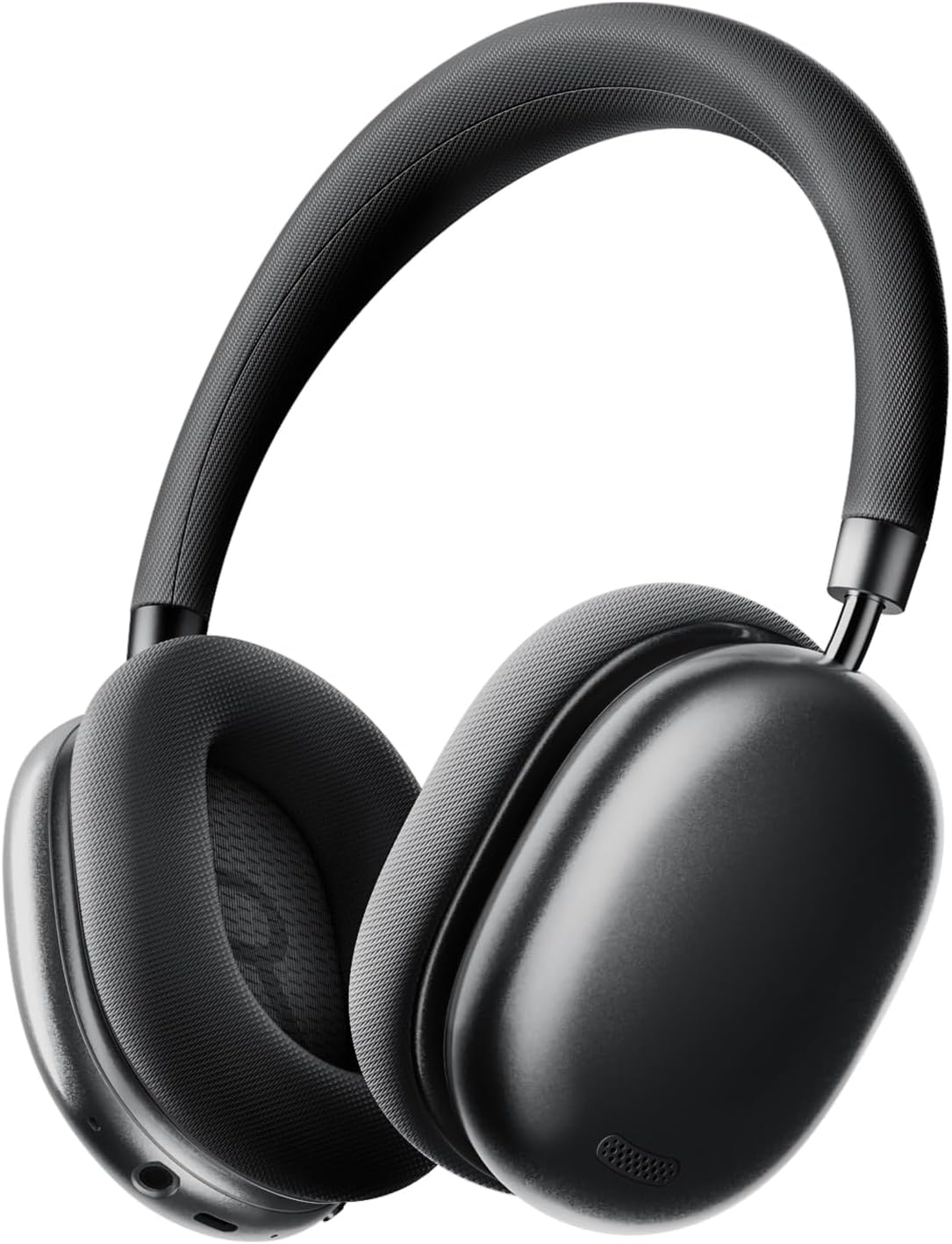 H5Lite Bluetooth Headphones with -52dB Hybrid Active Noise Cancelling,Wireless Over Ear Headphones,Hi-Res Audio,5-Mic ENC Clear Calls,109H Playtime,Comfort Fit for Travel/PC/Home/Office,Silver