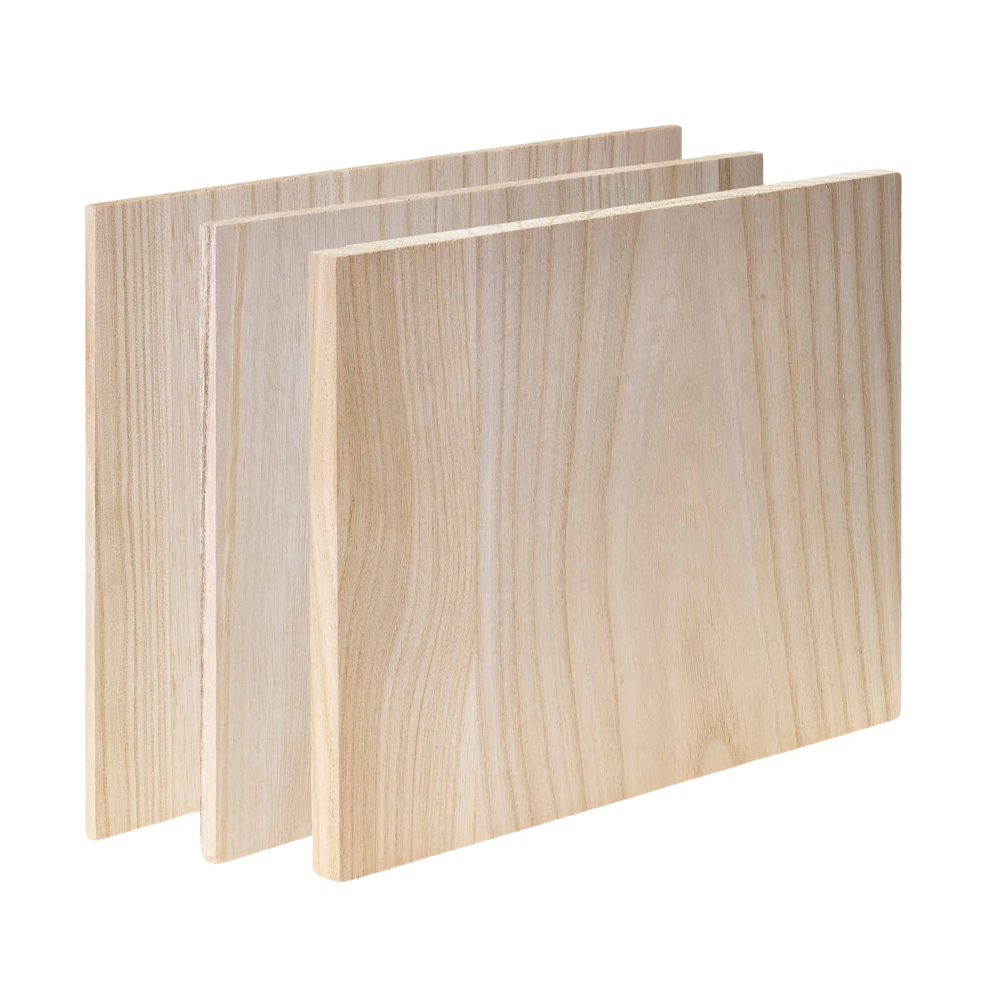 Ju-Sports Bruchtestbretter aus Holz Economy Paulownia 30x30 cm 10er Pack - Einweg Taekwondo- und Karatebretter zum Zerschlagen in den Stärken 10, 15, 20 und 25 mm