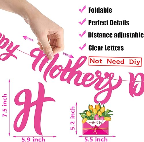 Miniatura 8 de Funnlot Decoraciones para el día del padre, 63 piezas de decoraciones para el día del padre con pancarta, globos para decoración del día del padre,