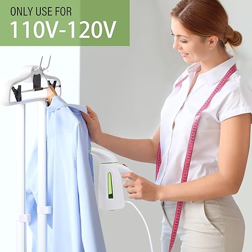 Miniatura 6 de OGHom Vaporizador para ropa, vaporizador portátil de viaje portátil, gran capacidad de 10.1 fl oz, 950 W, vaporizador de ropa de calentamiento