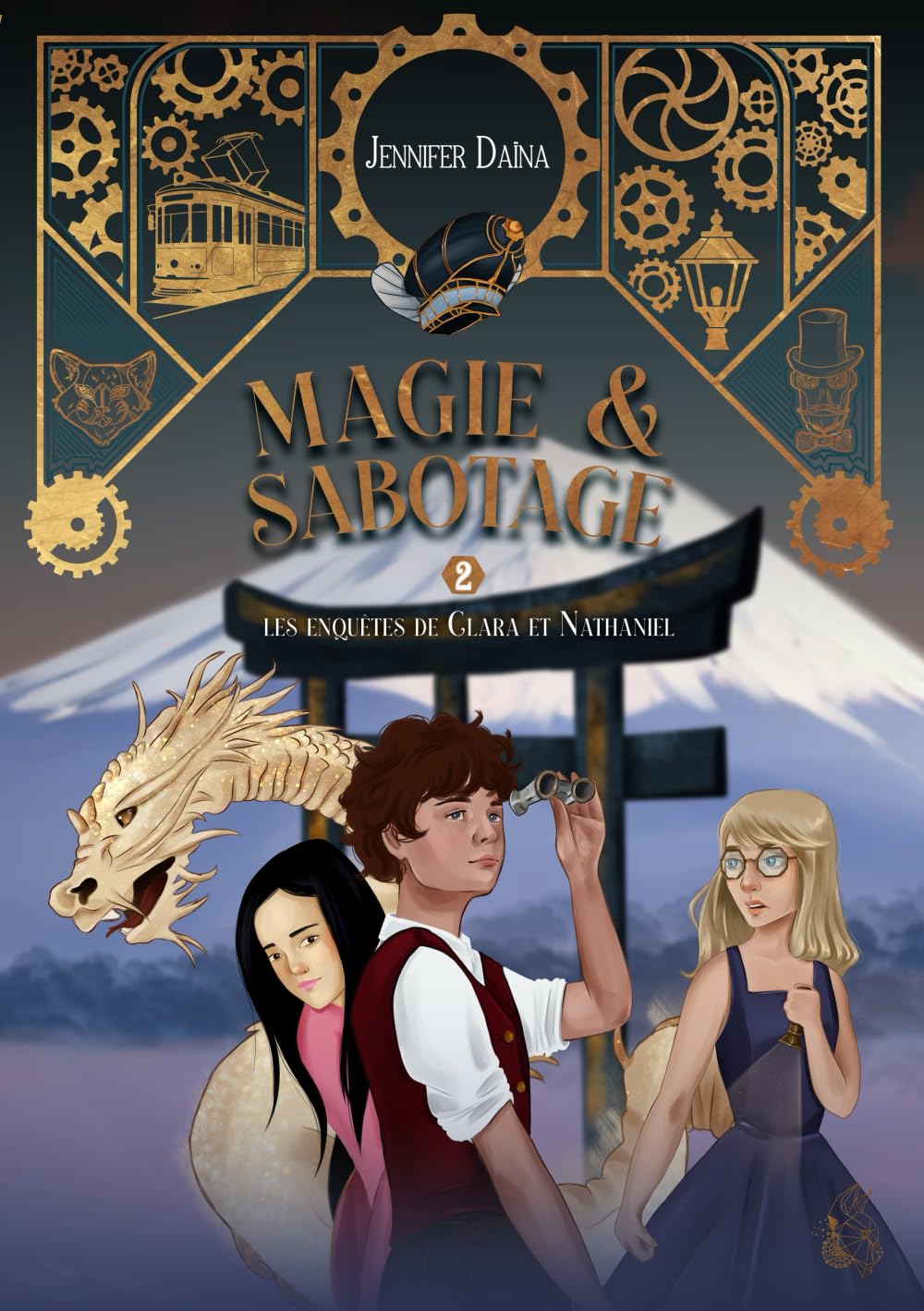 Magie et sabotage: Une enquête entre machines à vapeur et magie ! (Les enquêtes de Nathaniel et Clara)