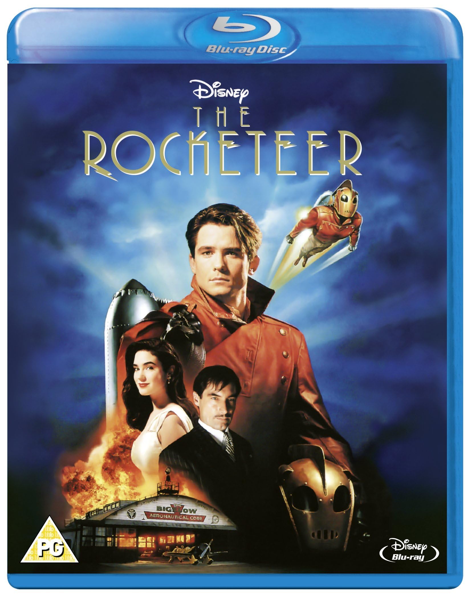 Disney The Rocketeer Bluray Bill Campbell Alan Arkin Jennifer Connelly