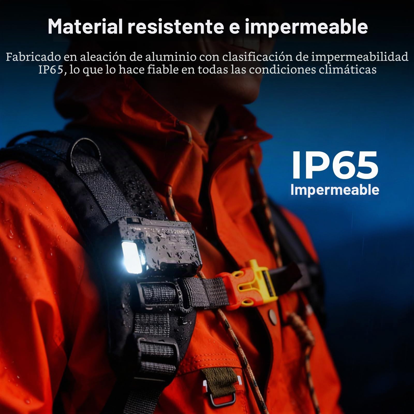 SMALLRIG x WUBEN G5 Linterna EDC Mini Recargable 400 Lúmenes, Magnética, Impermeable IP65, con Roscas 1/4”-20 y Difusor, para Camping y Señalización - 5710
