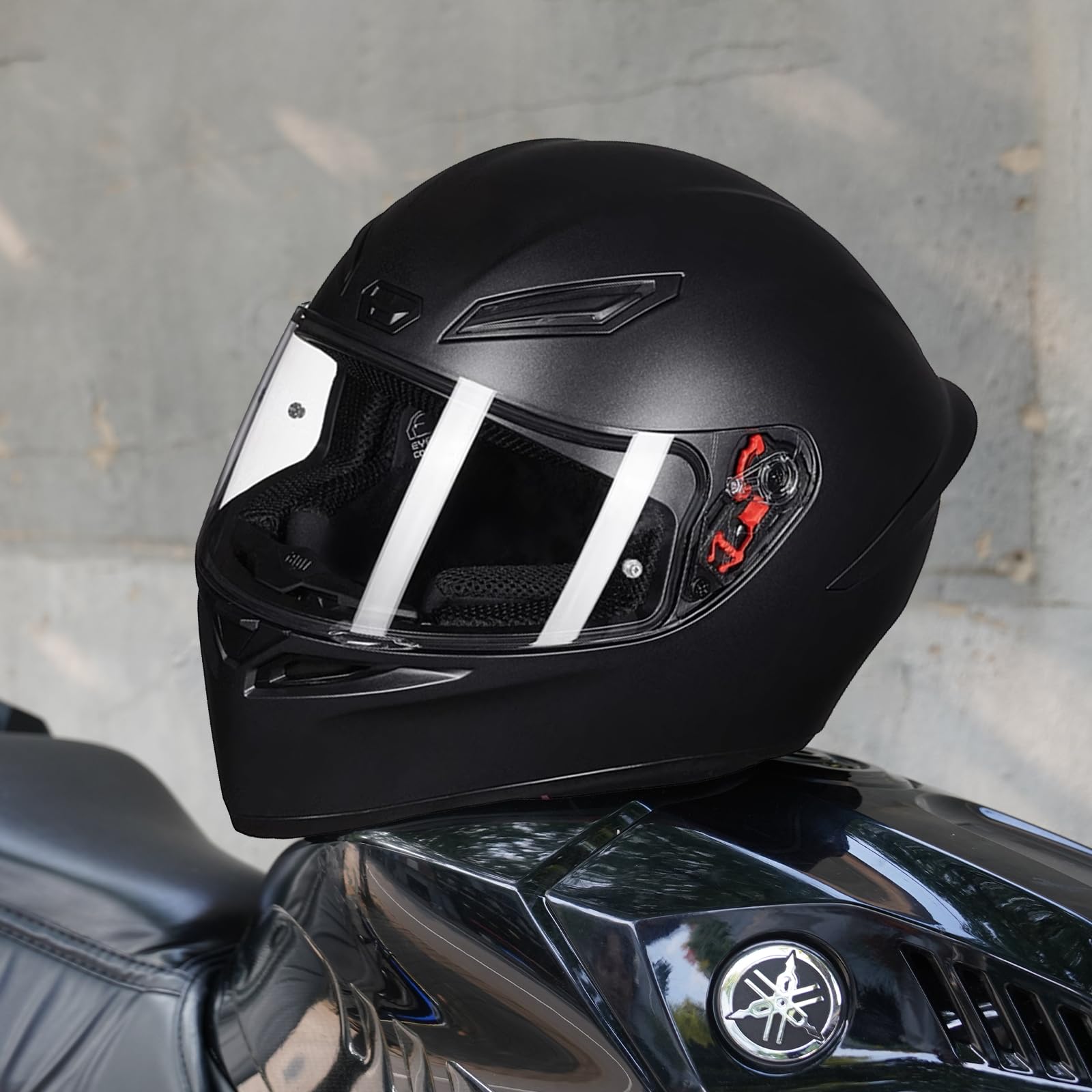 Visera Casco Moto Reemplazo para AGV K1 K3SV K5,Lente de Casco de Protección contra el Viento para Motocicleta,Accesorios para Cascos de Moto(Transparente)