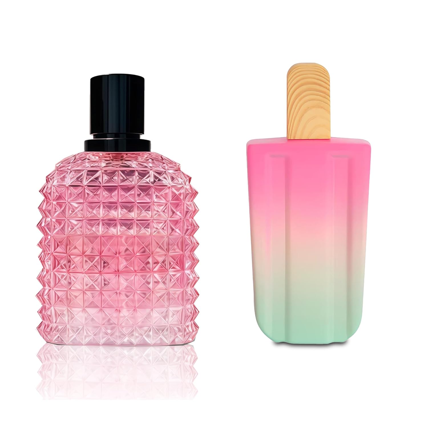 AFLUXE Women's Perfume Set - 2 Pack Eau de Parfum Spray 3.4 Oz Each|Floral Jasmine & Sweet Vanilla with Bergamot & Woody Notes|Long Lasting Original Scent Gift Set for Women (MilaWR&RIO Sweet Crush)