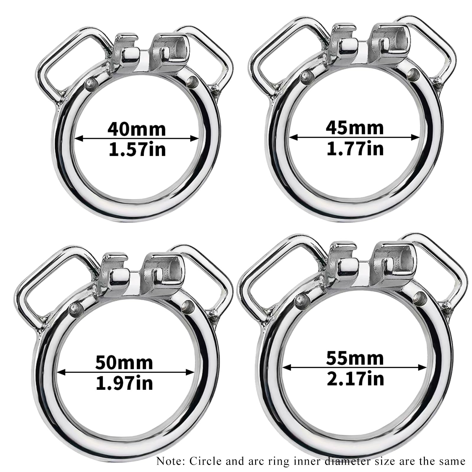AMAZBEE Cinturón de Castidad Pene Consolador Portátil Adulto Jaula Pequeño Pene Correa Ajustable Masturbador de Silicona para Mujeres SM Fetish Bondage Juguetes Sexuales (Black-45mm)