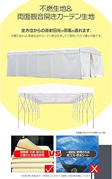 Amazon.co.jp: SUNGA DOMEDEPOT 60TALL テント倉庫 ガレージテント 60
