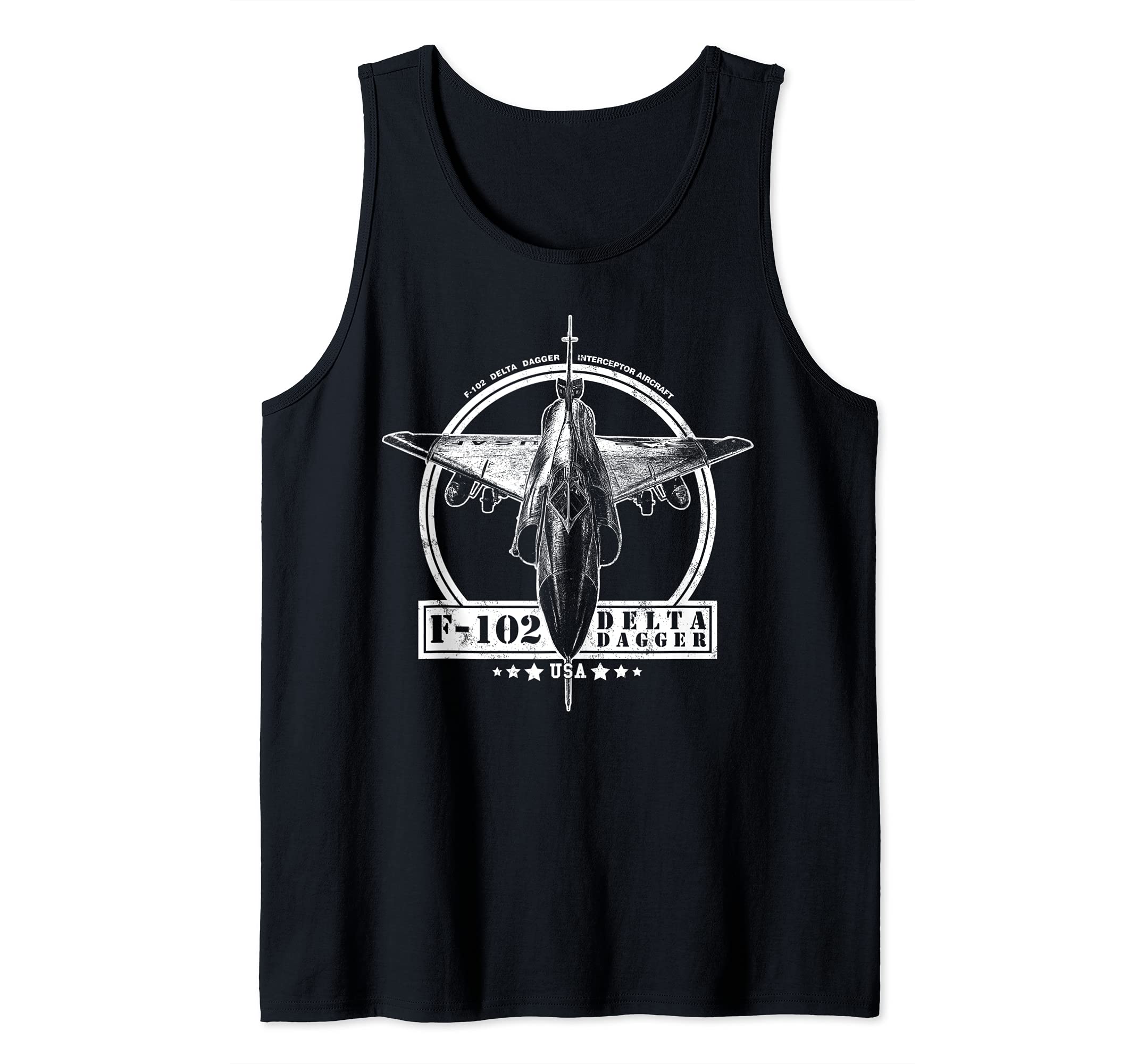 F-102 Delta Dagger Aircraft Tank Top