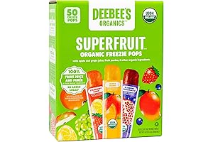 DeeBee's Organics Classic SuperFruit Freezie Pops: All-Natural Fruit Treat
