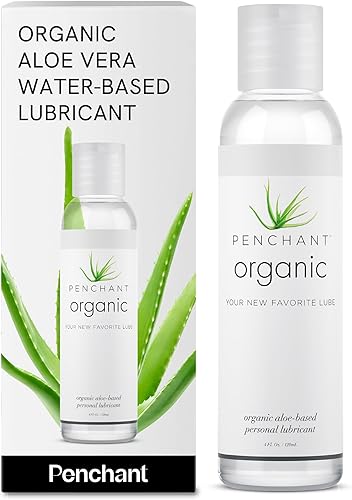 Penchant - Gel sexual lubricante orgánico de aloe vera para parejas e hidratante vaginal lubricante orgánico para ella lubricante sexual natural