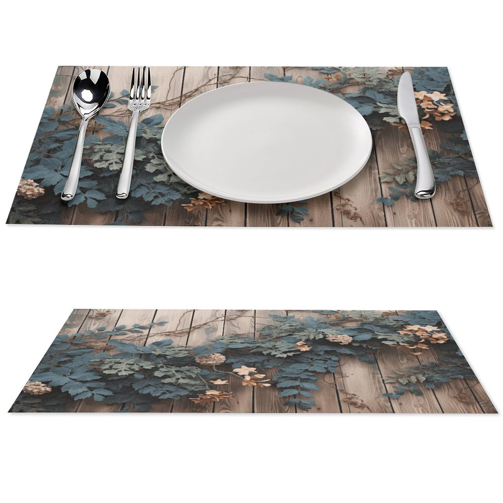 Sets de table en PVC lavables pour protéger la table des plats chauds et taches