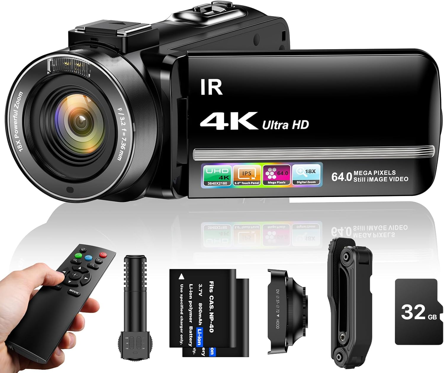 4K Video Camera Camcorder 64MP... 4K Video Camera Camcorder 64MP...
