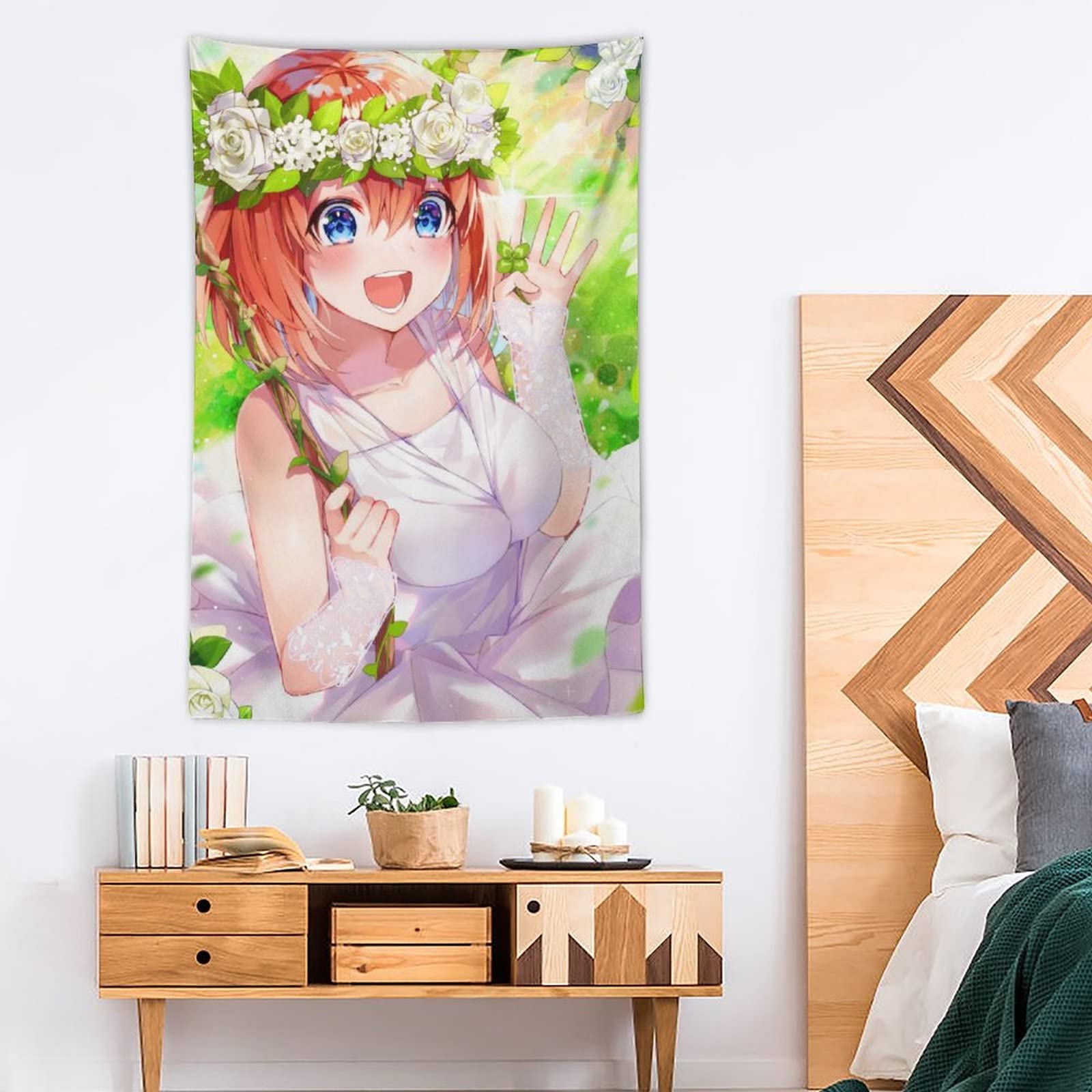 Amazon.co.jp: 五等分の花嫁 中野四葉 タペストリー かわいいアニメ柄