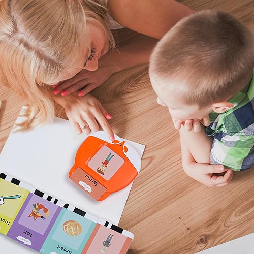 Miniatura 6 de Juguetes Montessori de aprendizaje, 224 tarjetas flash que hablan con palabras visuales, juguetes para niños de 18 meses + 2, 3, 4, 5 años, regalos